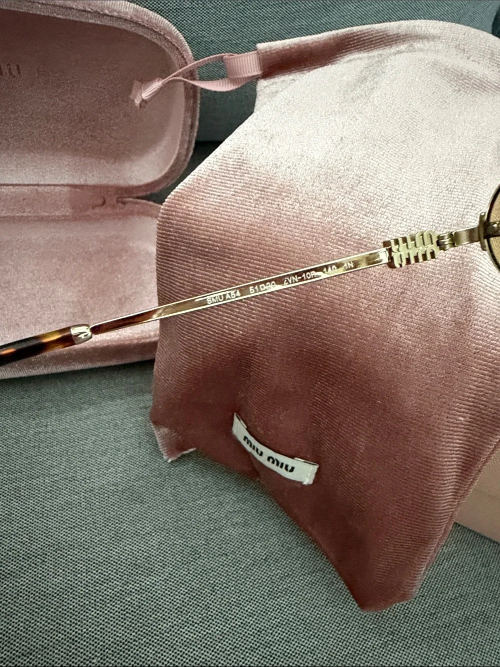 NWT MIU MIU Sunglasses with case/box